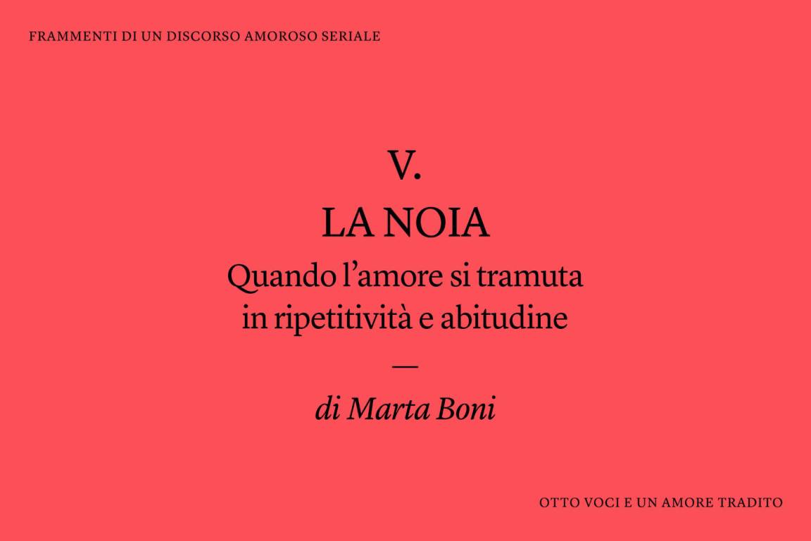 immagine articolo La noia